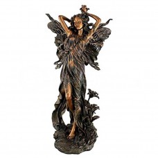 Belle Fairy Large Indoor/Outdoor Statue Bronze Finish 17 Inches (1439) 839871004394  222794790068